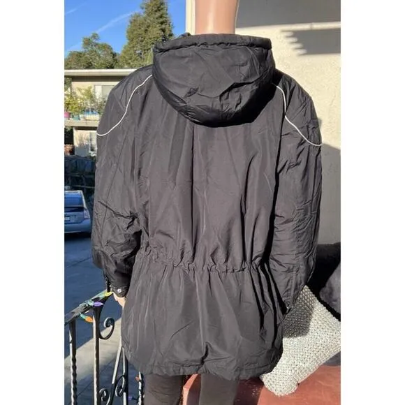 Ralph Lauren Women’s Ski Snow Winter Jacket Adjustable Waist Hood Black Size S