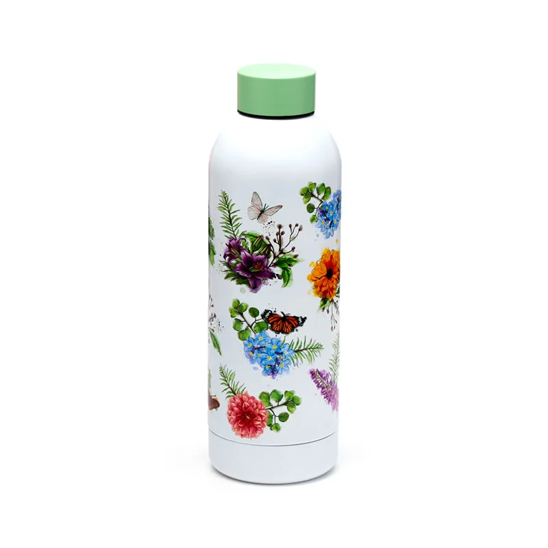 Reusable Stainless Steel Insulated Drinks Bottle 530ml - Butterfly Meadows