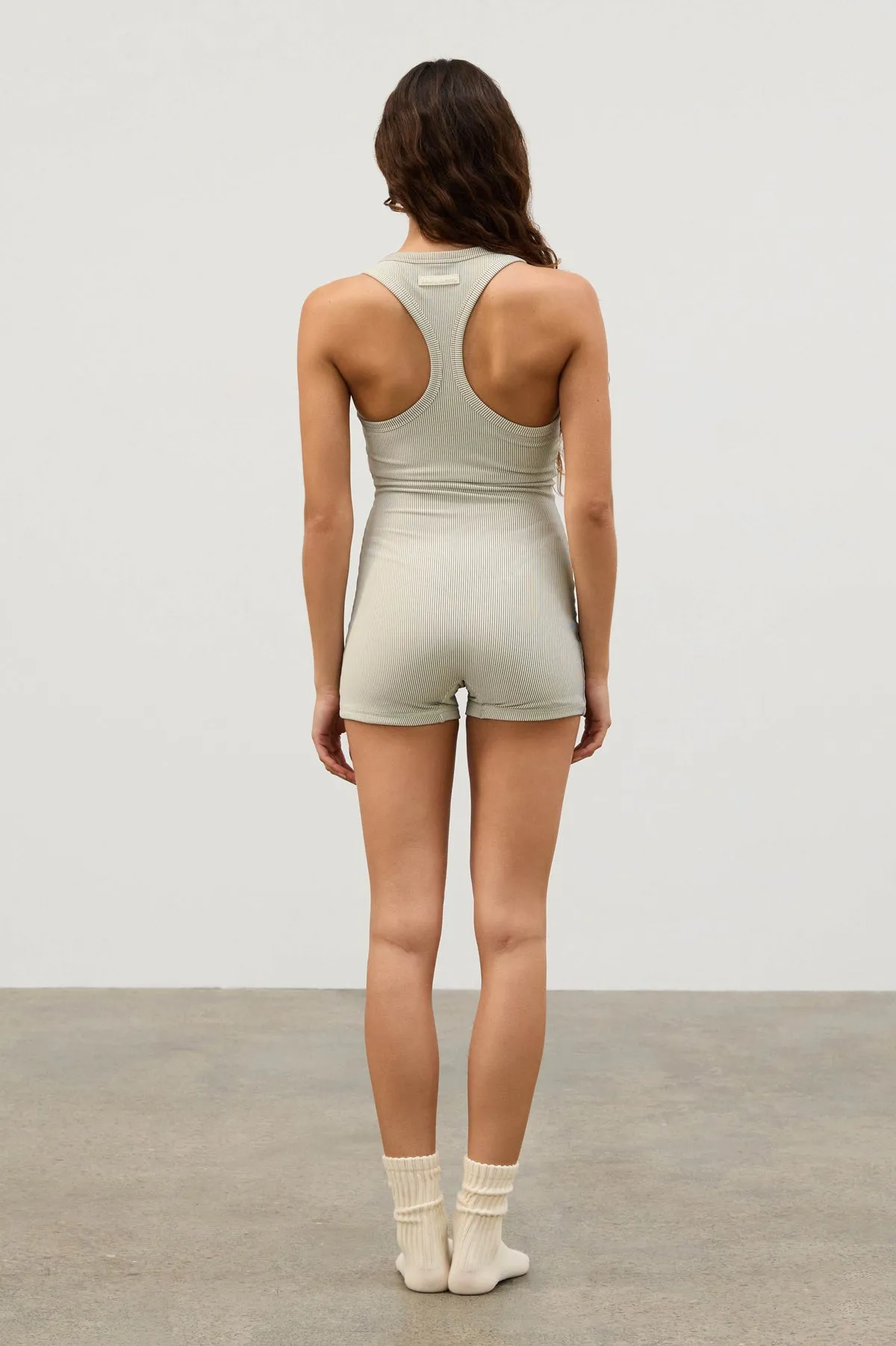 Rib Racer Back Bodysuit