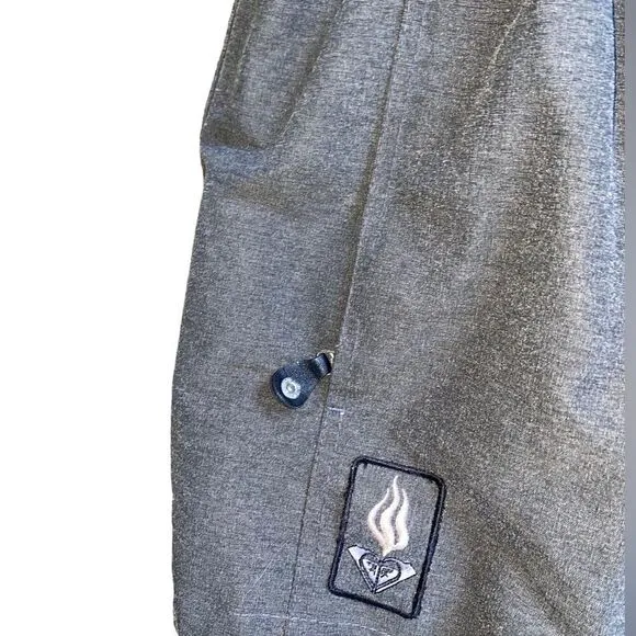 Roxy Snowboard jacket, tan/grey size M great condition zip Velcro closures hood
