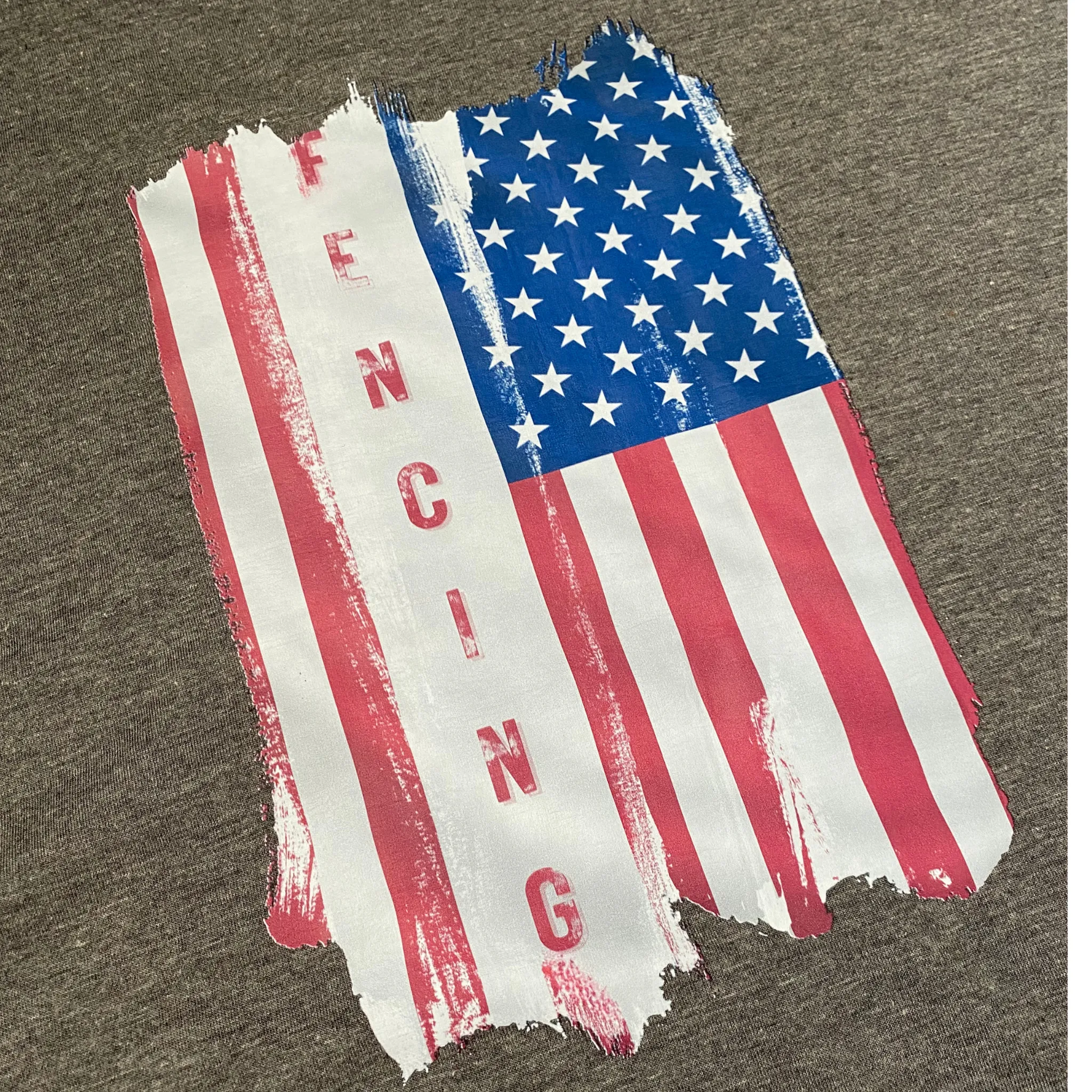 Rustic American Flag - Women's Tank Top
