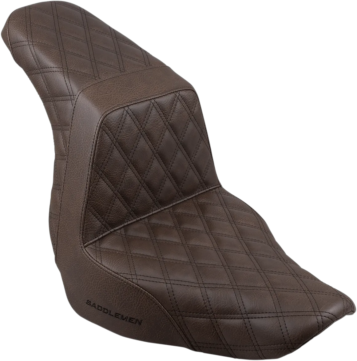 Saddlemen 818-29-175BR LS Step-Up Seat - Brown Full Diamond