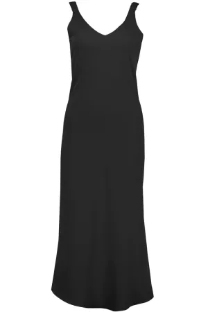 SCARLETT SLIP DRESS - BLACK