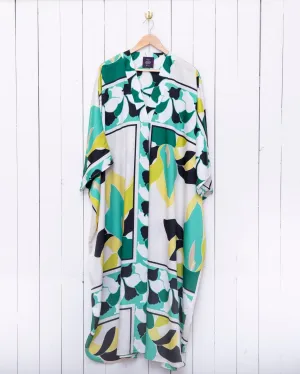 Silk V-Neck Kaftan