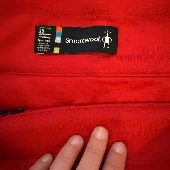 Smartwool insulated skirt red size XS in excellent like-new condition