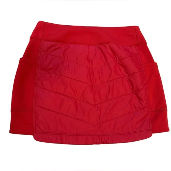 Smartwool insulated skirt red size XS in excellent like-new condition