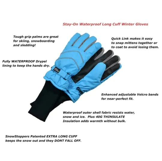 SnowStoppers® Extended Cuff Gloves