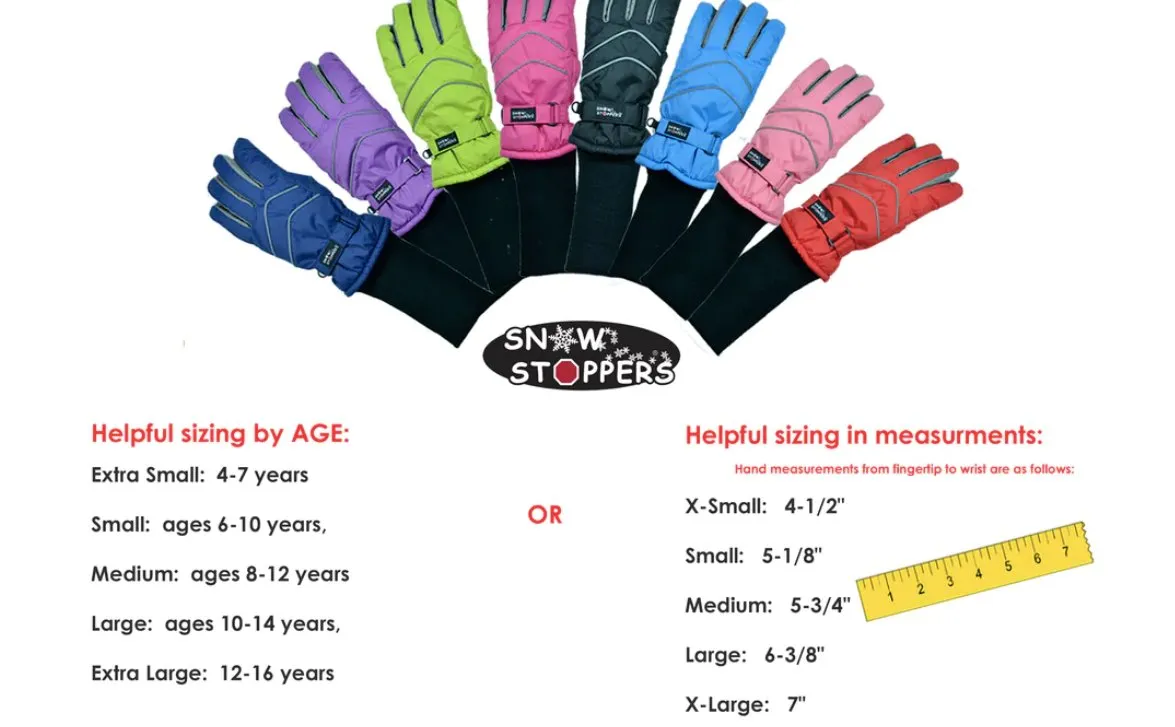 SnowStoppers® Extended Cuff Gloves