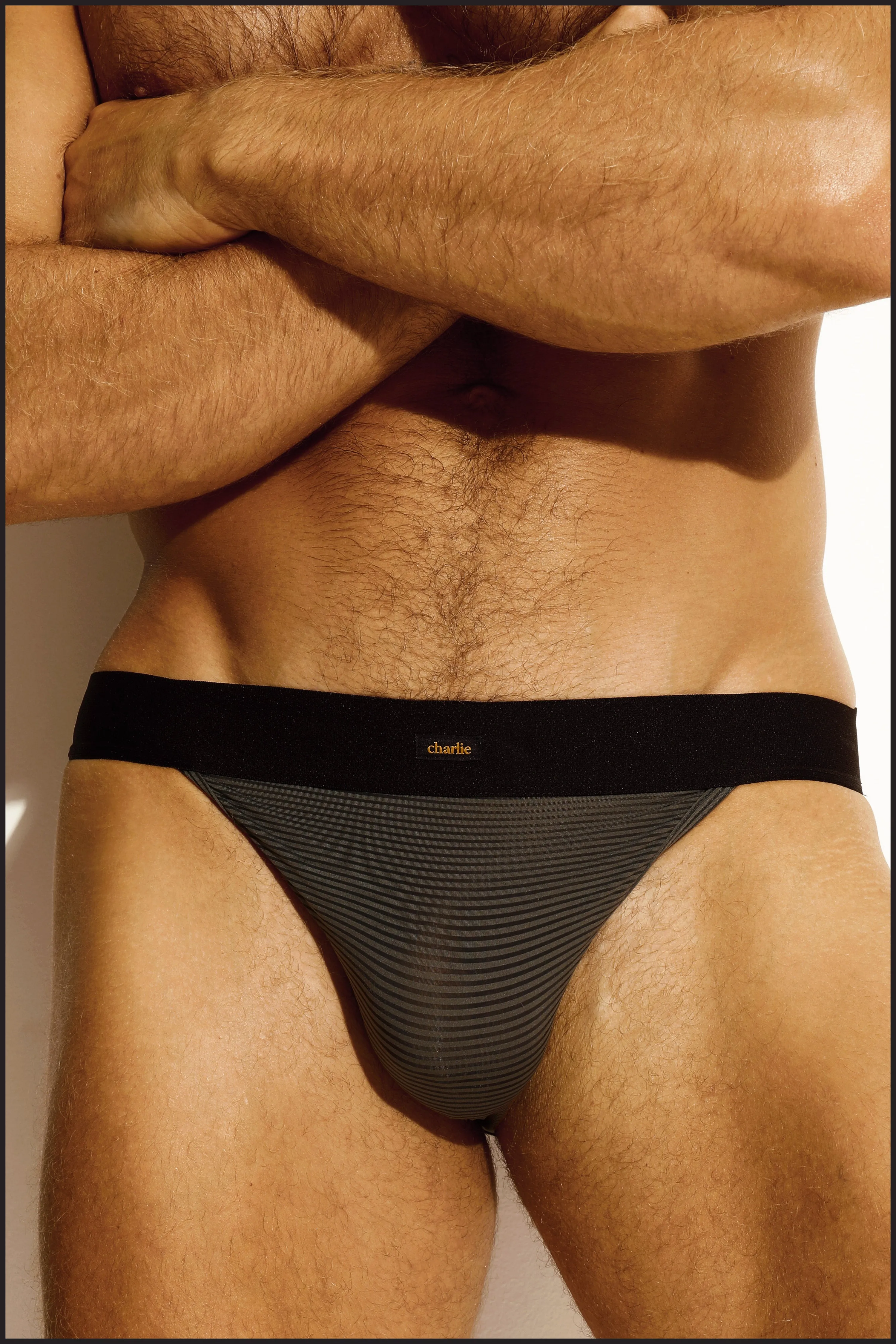 Sport Brief - NOIR STRIPE