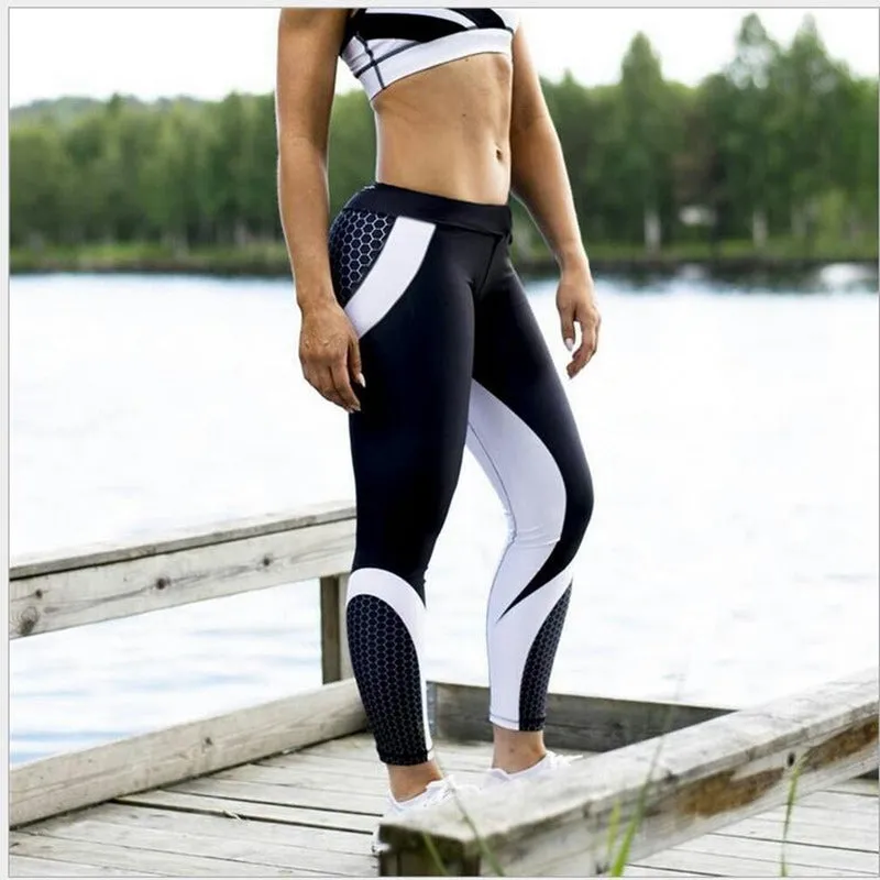 Sport Legging Dames | Honingraat