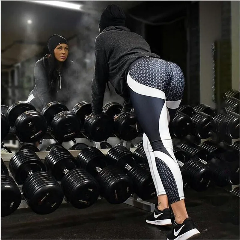 Sport Legging Dames | Honingraat
