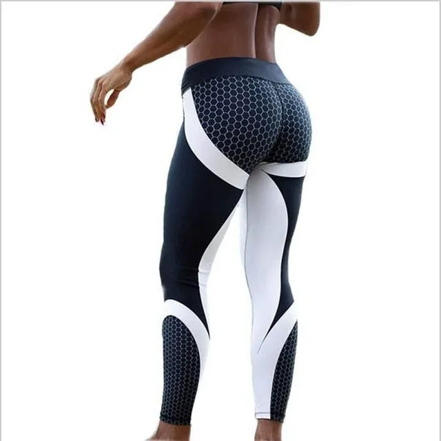 Sport Legging Dames | Honingraat