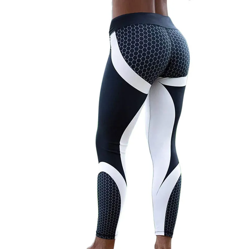 Sport Legging Dames | Honingraat