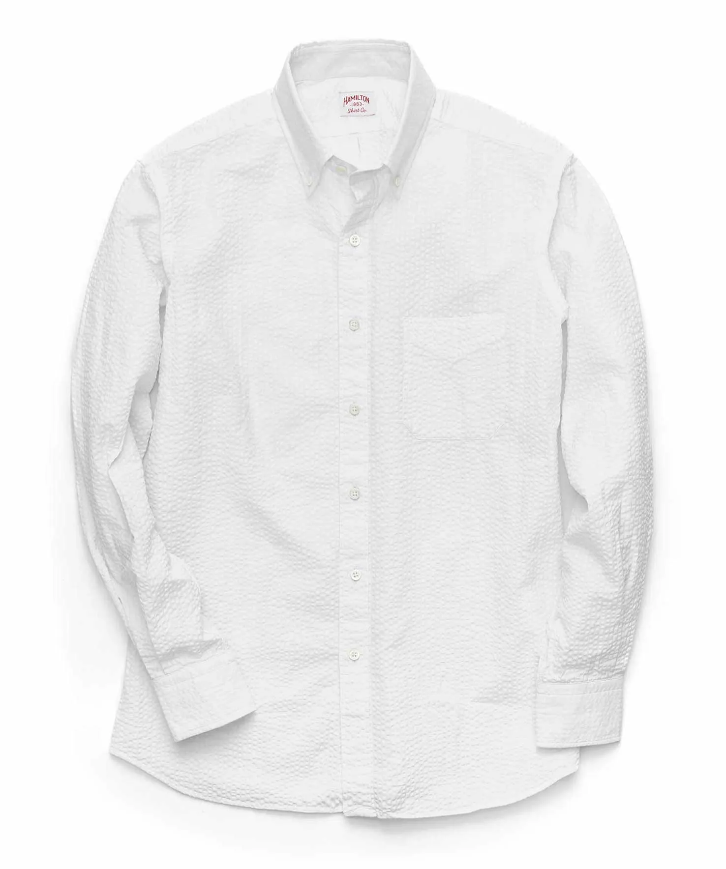 Strickland Seersucker (White)