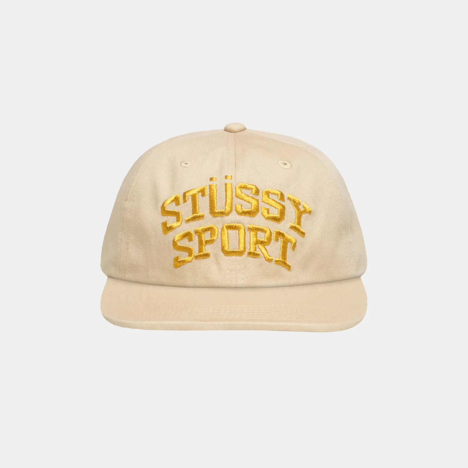 STUSSY SPORT HAT - NATURAL/GOLD