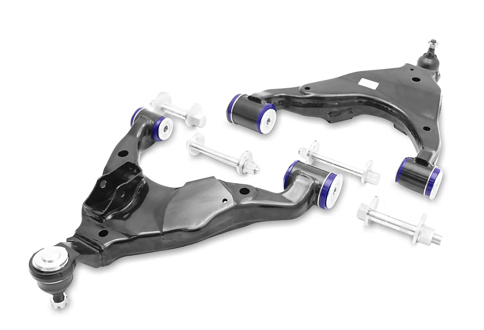 SuperPro TRC482 Front 4x4 Complete Lower Control Arm Kit - Double Offset (03-09 4Runner/GX470)