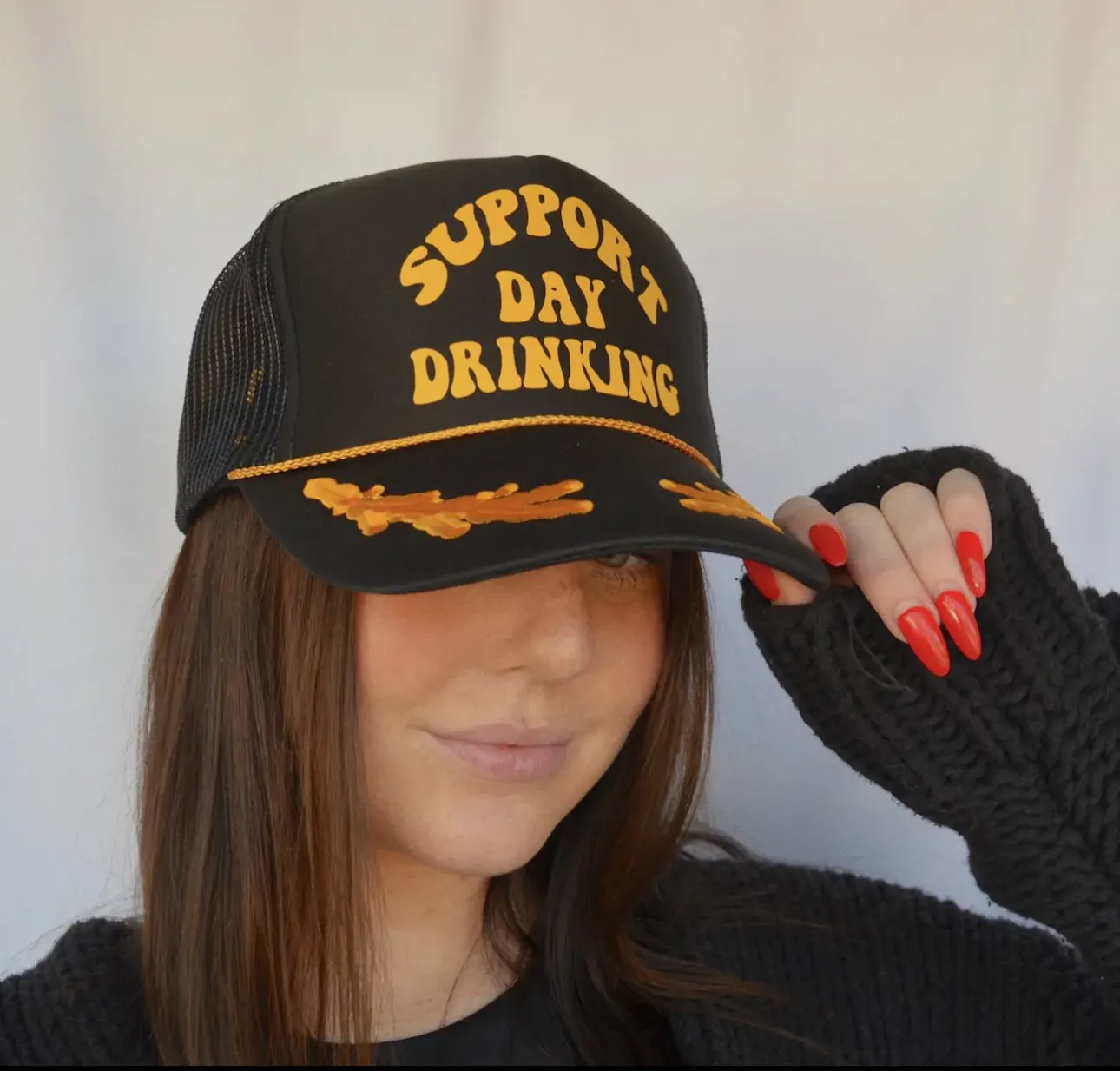 Support Day Drinking Trucker Hat
