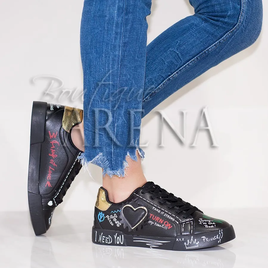 Tenisi dama No way  - Black