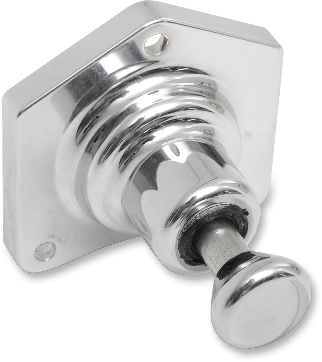Terry Components 550023 Solenoid End Cover/Starter Button - Chrome
