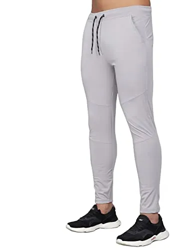The Modern Soul Men's Slim Fit Track Pant (Medium, Light Grey)