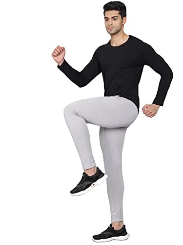 The Modern Soul Men's Slim Fit Track Pant (Medium, Light Grey)