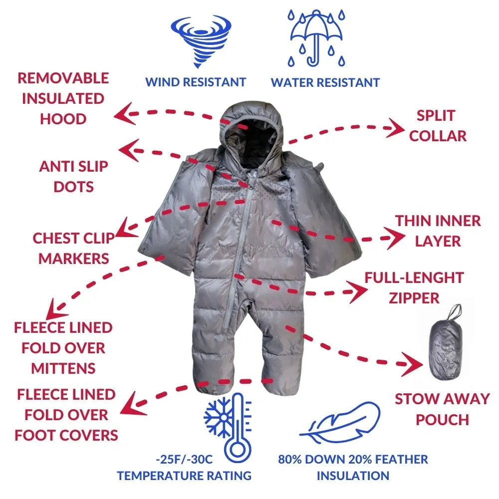 The Road Coat Snow Suit - Platinum
