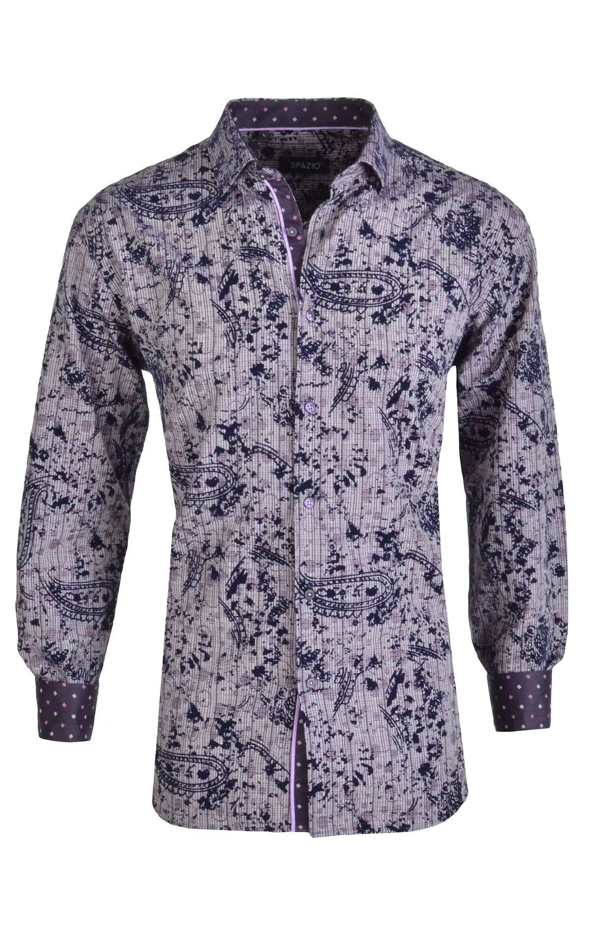 TOMLIN LILAC LONG SLEEVE SPORT SHIRT