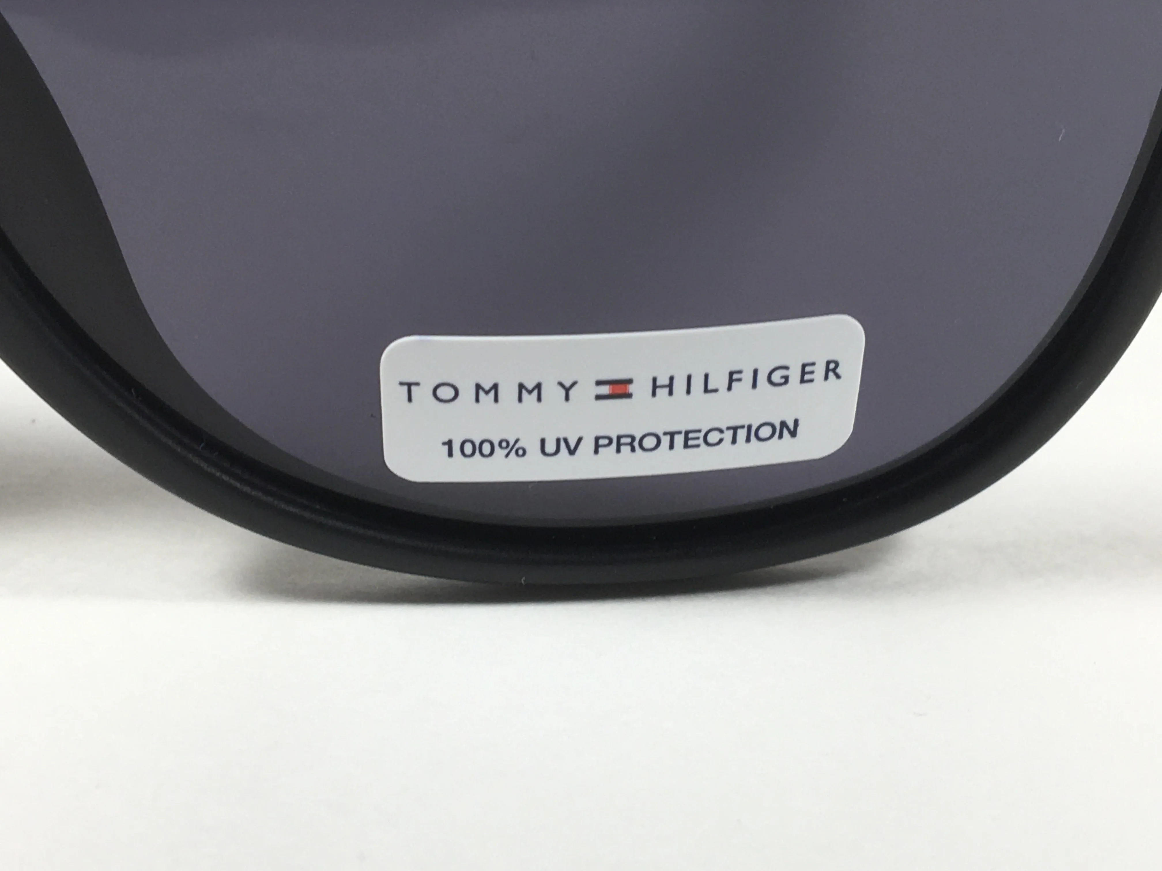Tommy Hilfiger Duke Sport Sunglasses Matte Black Red Stripe Gray Lens Duke MP OM481