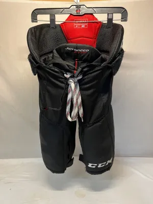 Used CCM FT 370 Size Jr L Black/Red Hockey Pants