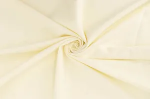 Vanilla - LUXE Solids FRENCH TERRY - 1/2 Metre