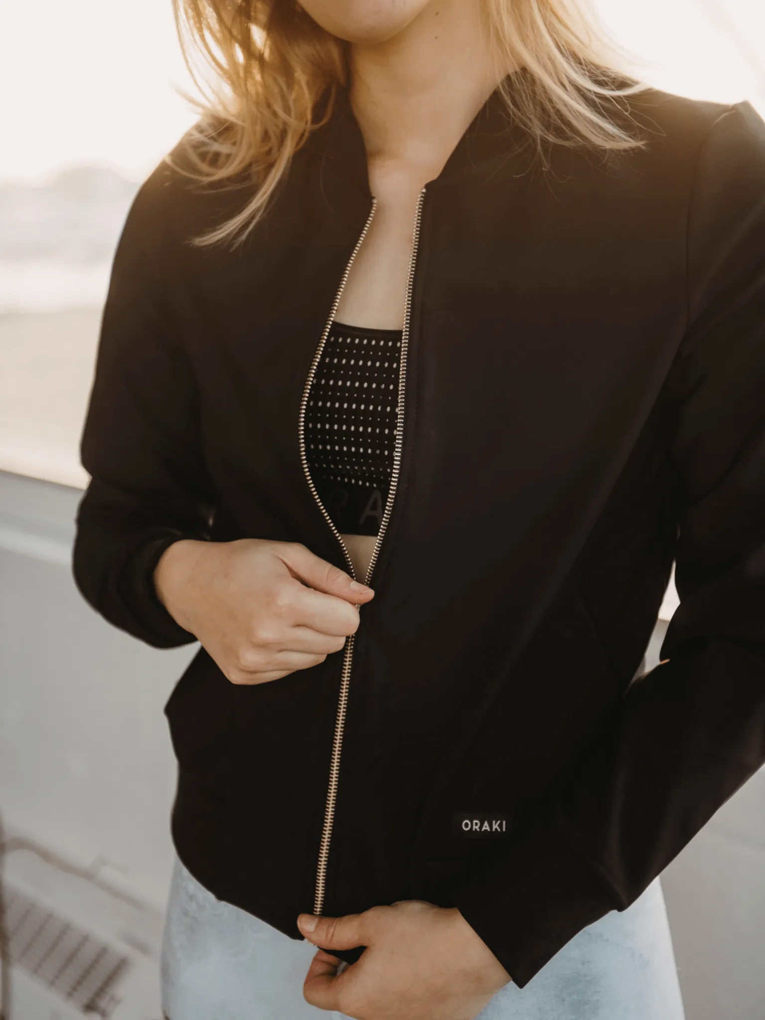 Veste Bomber Chic - Noir