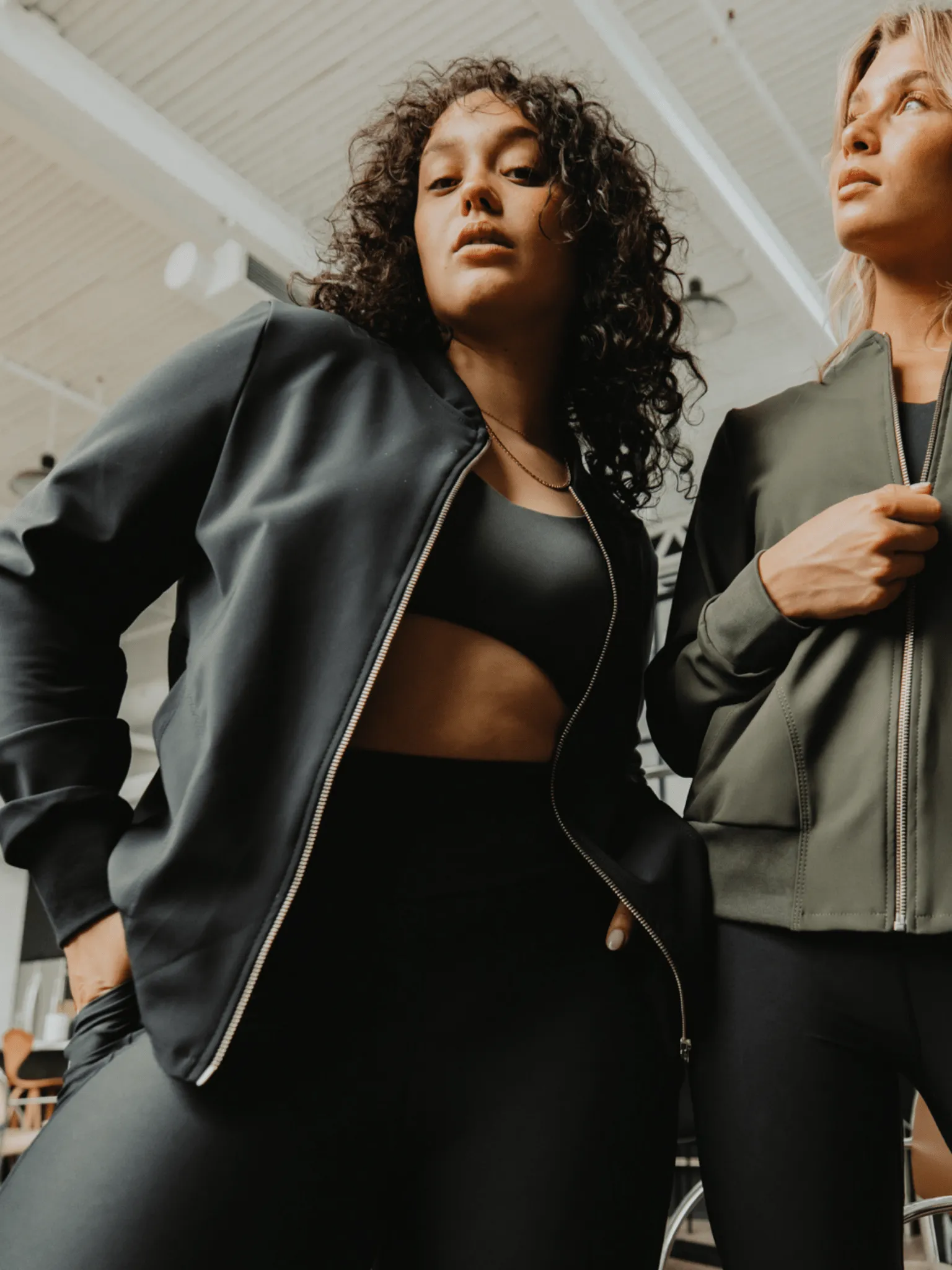Veste Bomber Chic - Noir