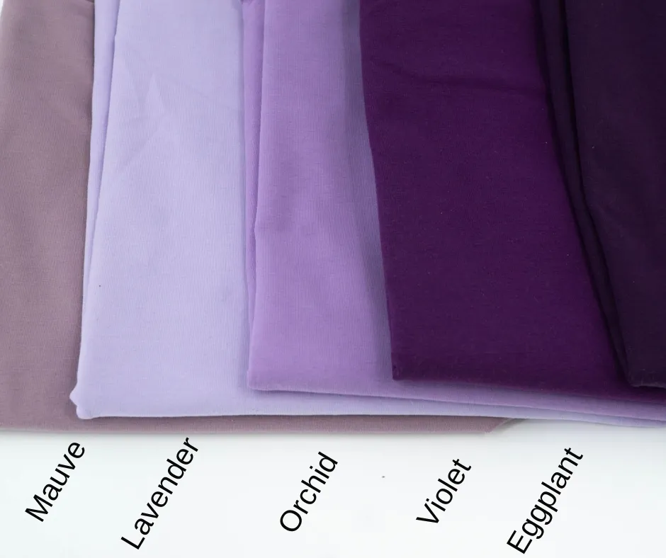 Violet - LUXE Solids Jersey Knit - 1/2 Metre