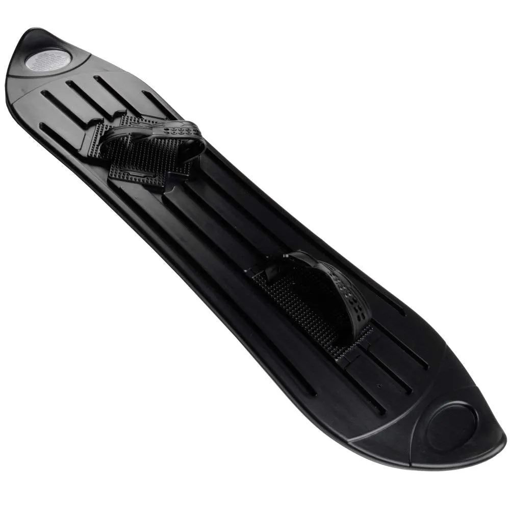 White Out Snowboard - BLACK
