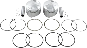 Wiseco K1615 K Piston Kit (80ci., Domed) - .020in. Oversize to 3.517in., 7:1 Compression