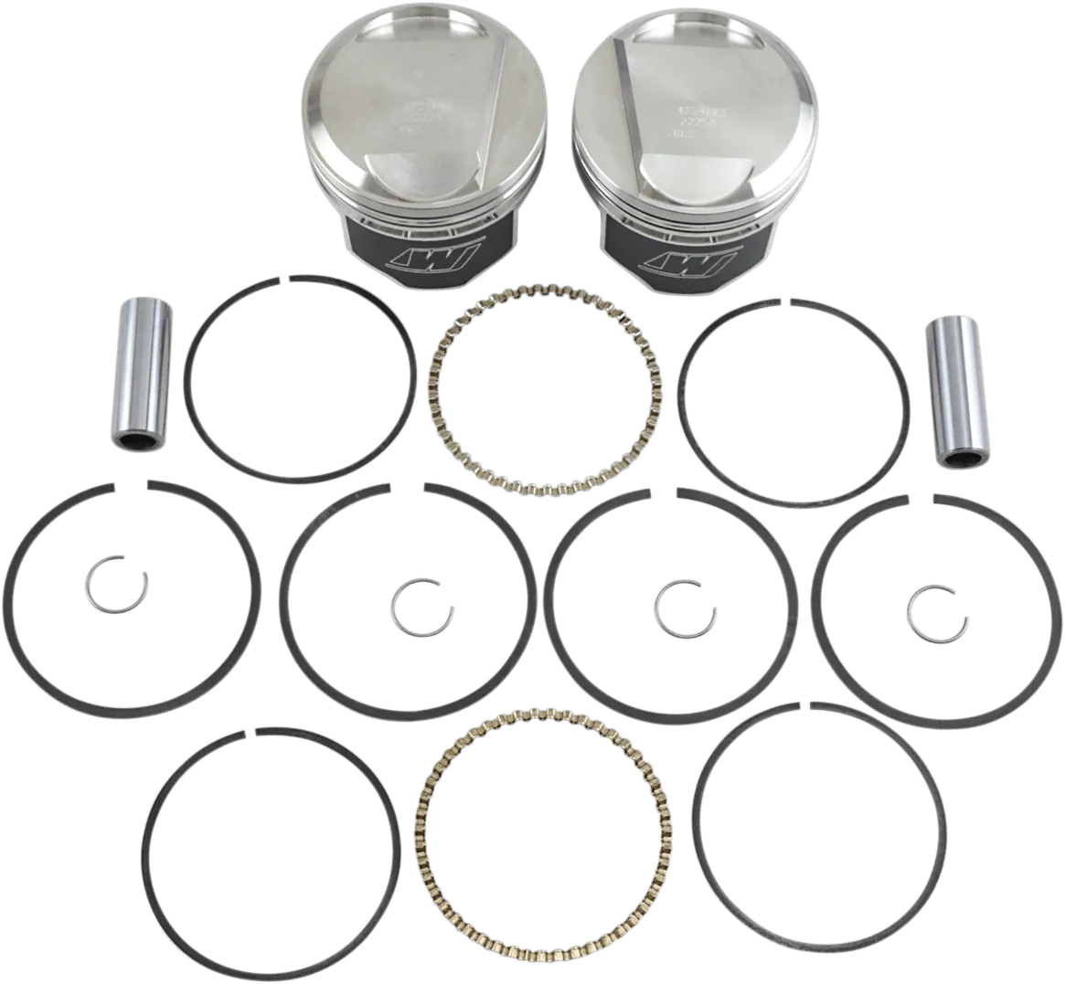 Wiseco K1626 K Piston Kit (80ci., Domed) - .030in. Oversize to 3.527in., 9.5:1 Compression