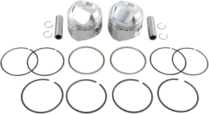 Wiseco K1626 K Piston Kit (80ci., Domed) - .030in. Oversize to 3.527in., 9.5:1 Compression