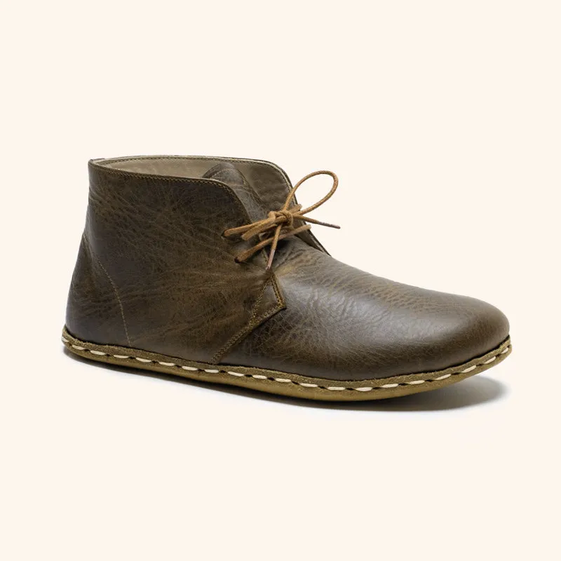 Women's Barefoot Chukka Boots for Grounding & Earthing