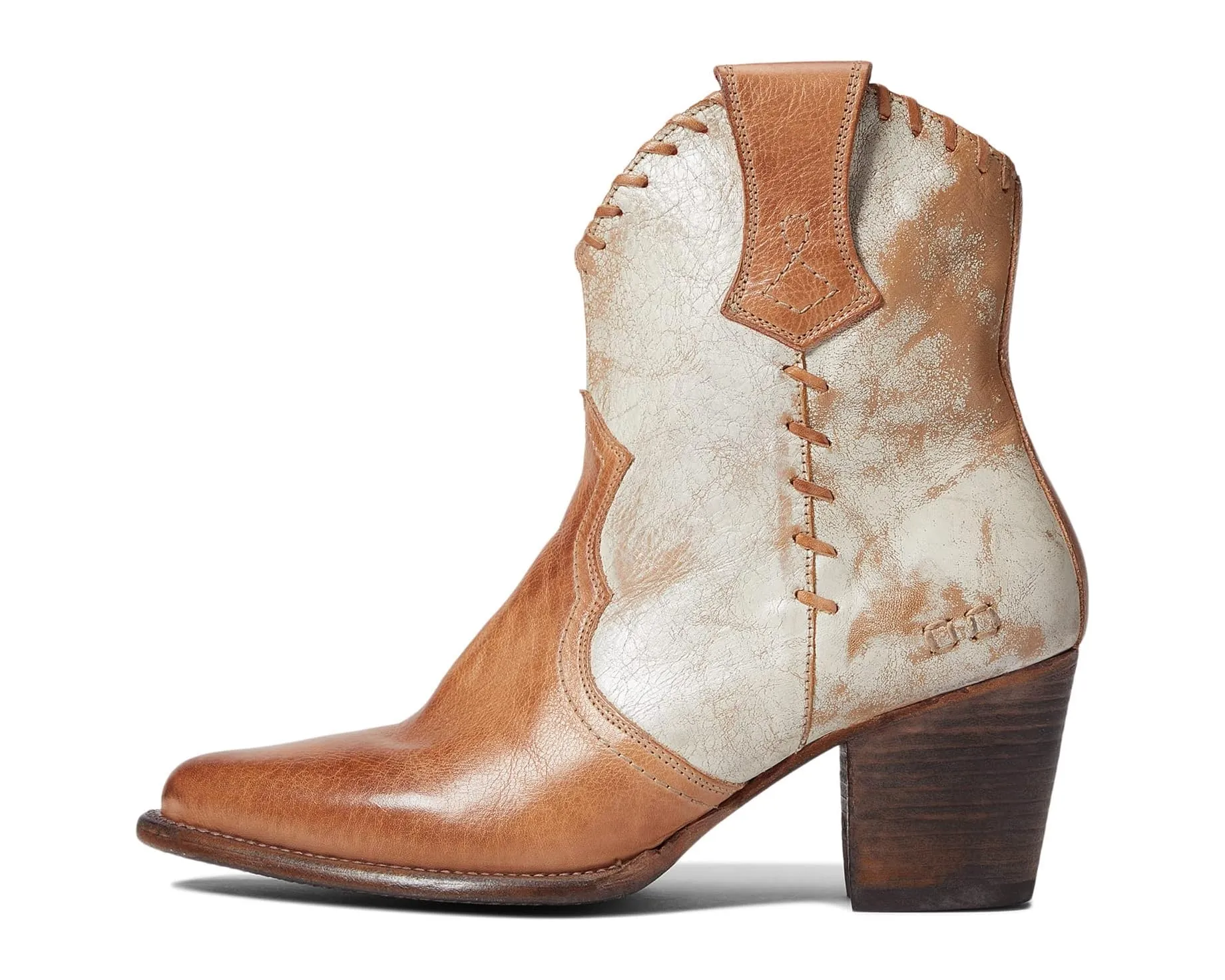 Women's Bed Stü | Baila II Western Style Ankle Boots | Tan Rustic