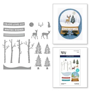 Woodland Scene Dies S4-1322 Simon Hurley & Spellbinders