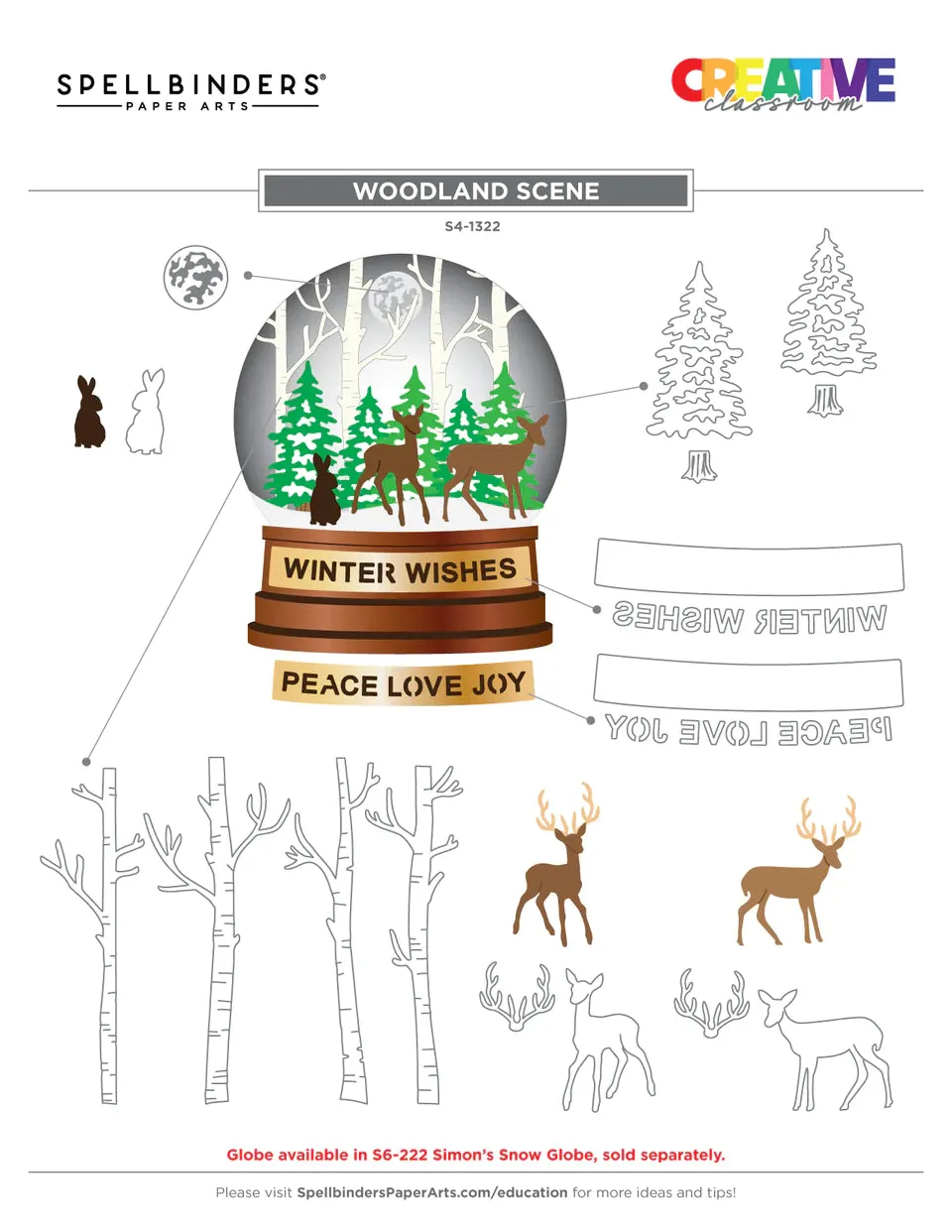 Woodland Scene Dies S4-1322 Simon Hurley & Spellbinders