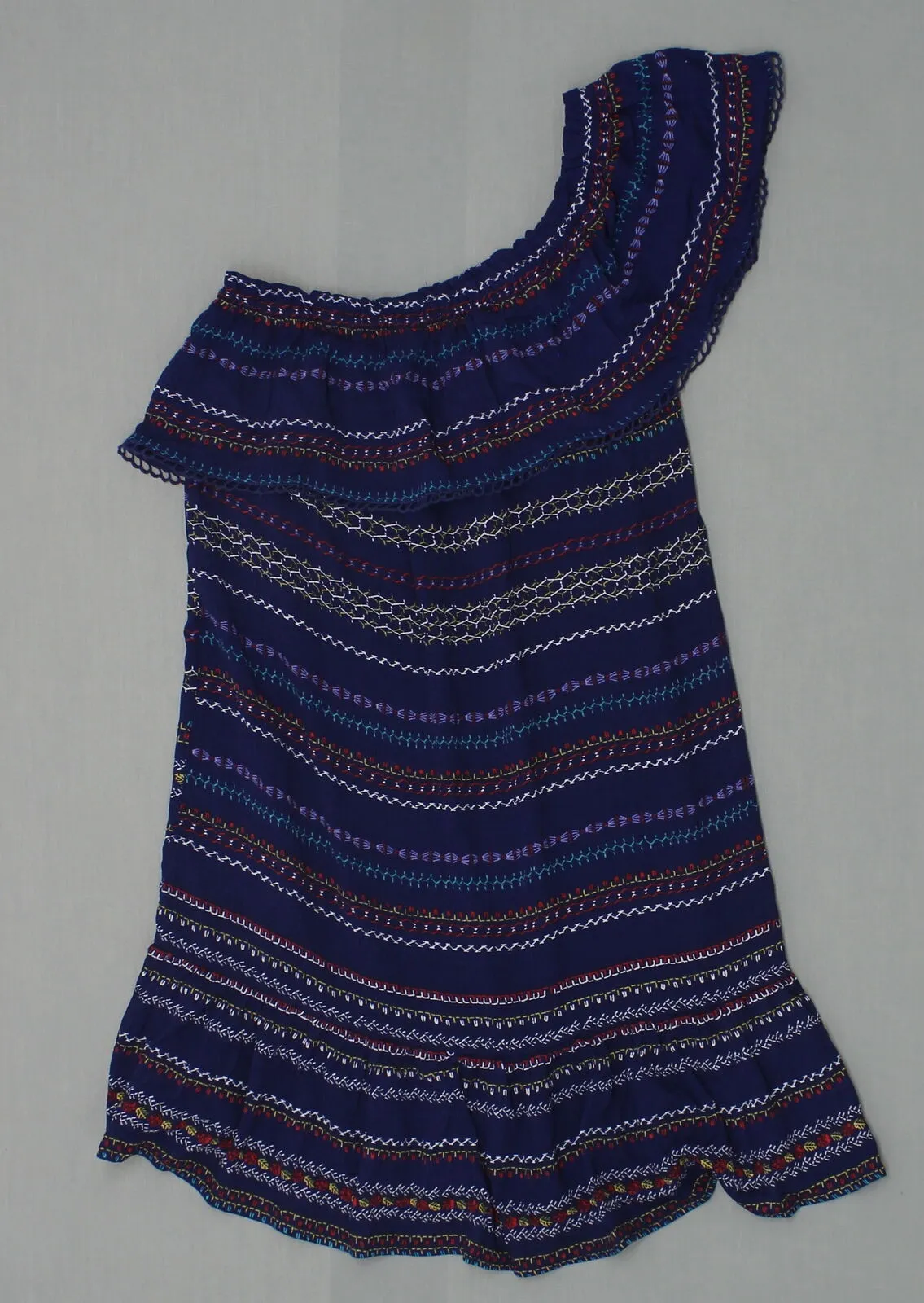 Xhilaration Women's One-Shoulder Shift Dress Navy XS