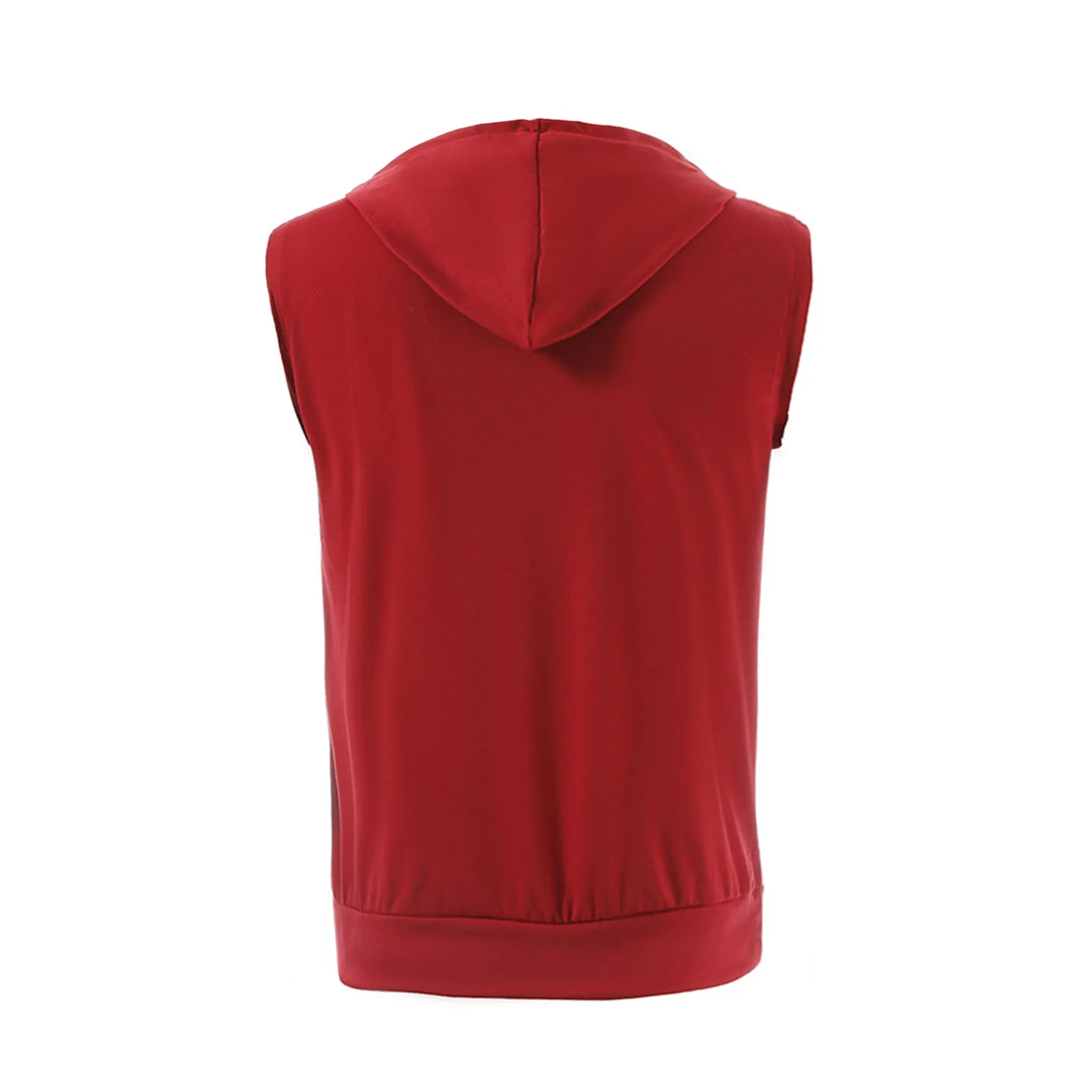 ZIPPER POCKET HOODIE TANK TOP