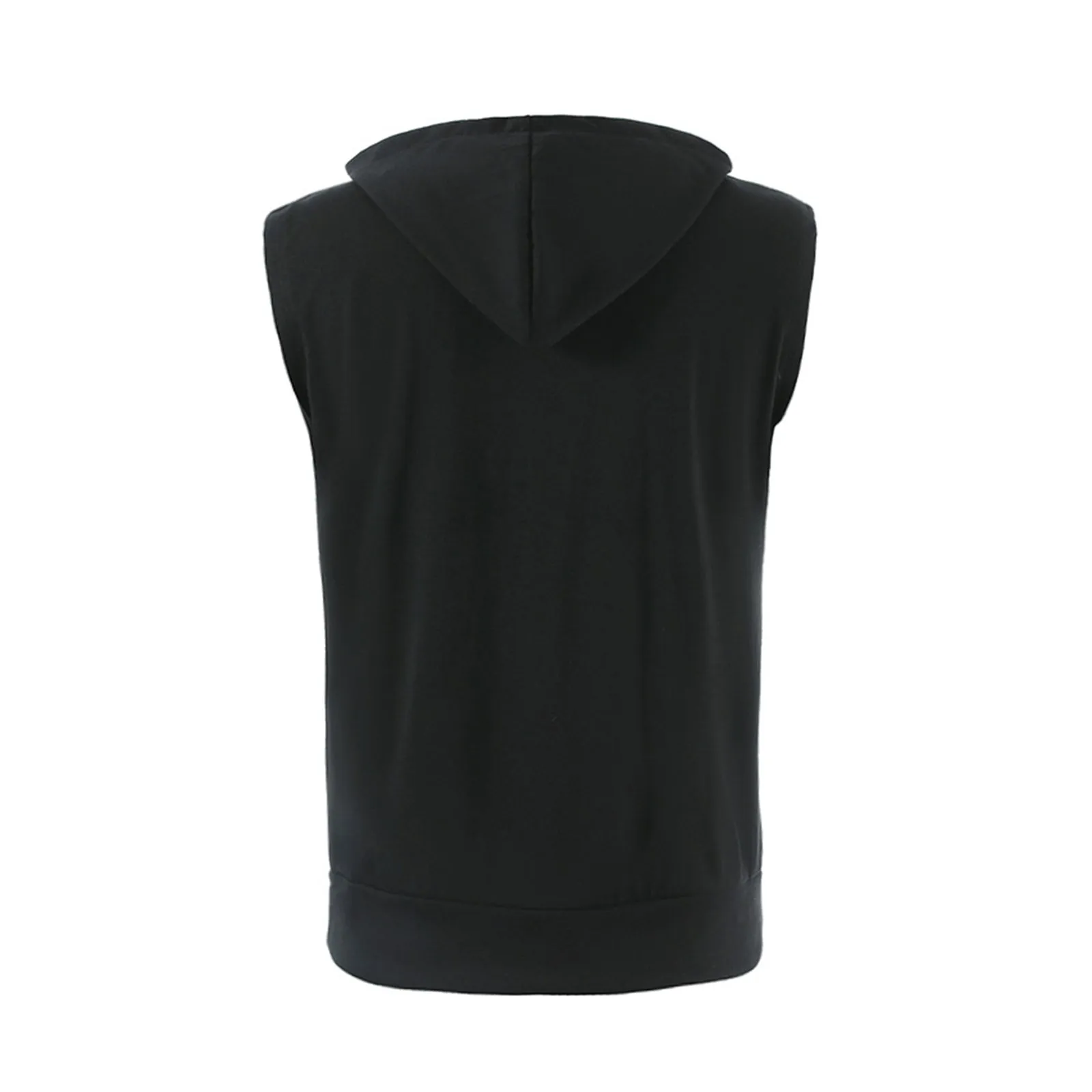 ZIPPER POCKET HOODIE TANK TOP