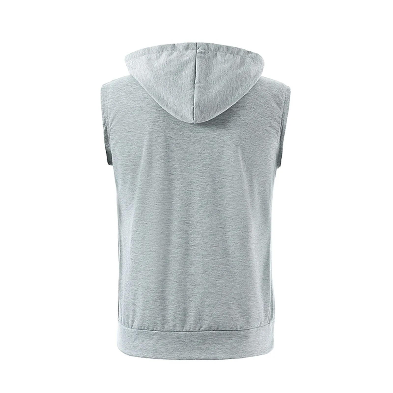 ZIPPER POCKET HOODIE TANK TOP