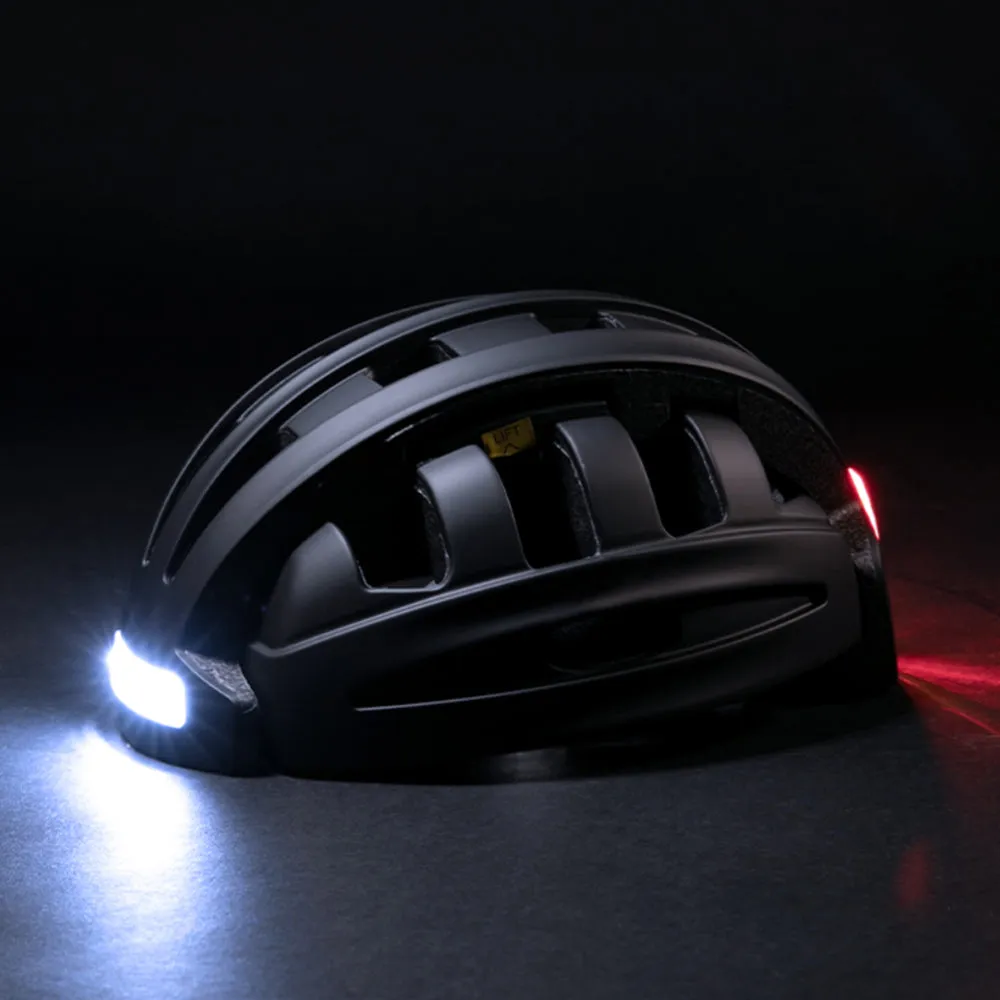 Zusammenklappbarer Fahrradhelm für Erwachsene mit Beleuchtung