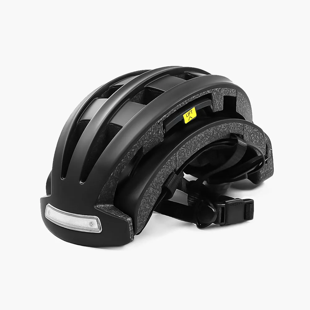 Zusammenklappbarer Fahrradhelm für Erwachsene mit Beleuchtung