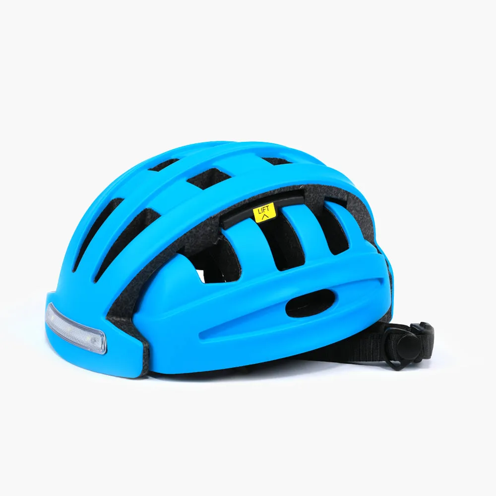 Zusammenklappbarer Fahrradhelm für Erwachsene mit Beleuchtung