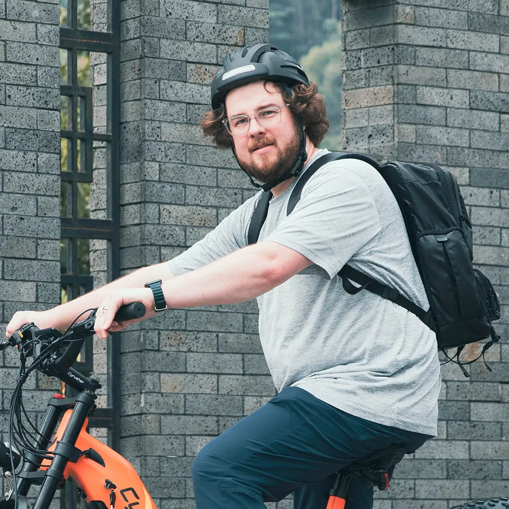 Zusammenklappbarer Fahrradhelm für Erwachsene mit Beleuchtung